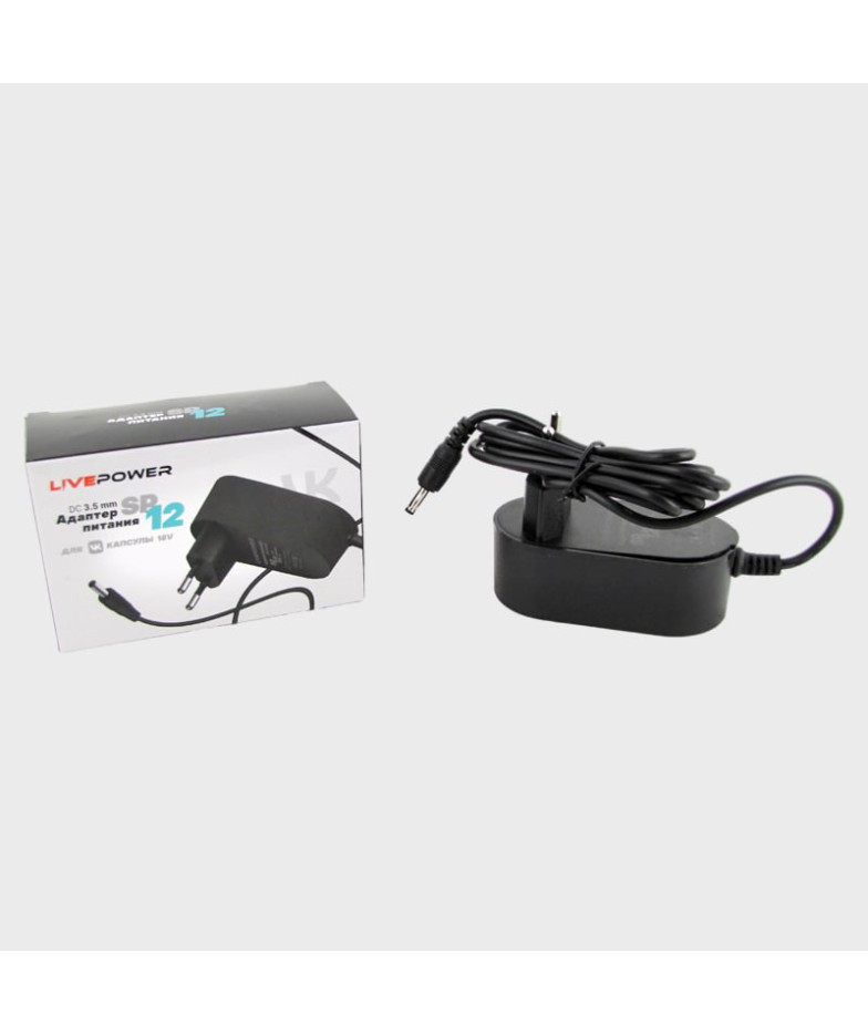 Блок питания (18V 2A) SP-12 для VK капсулы черный