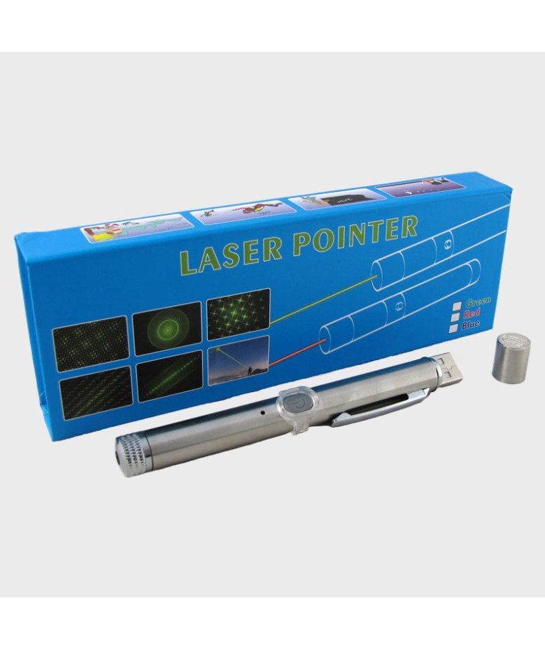 Лазерная указка зелен. 1000W (аккум., USB) HG-1911 1 нас.