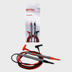 Комплект щупов YM-SP601 ( 2 шт. красный и чёрный) силиконовые, в коробке
