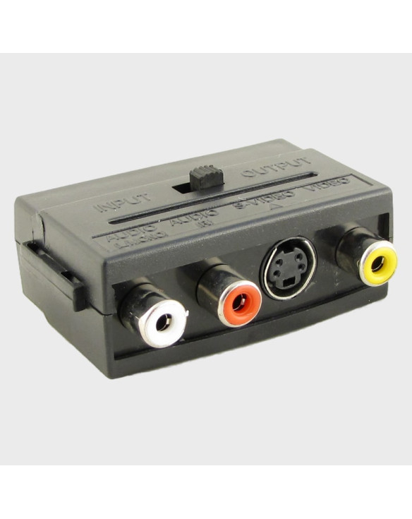 Переходник SCART - 3xRCA с переключателем