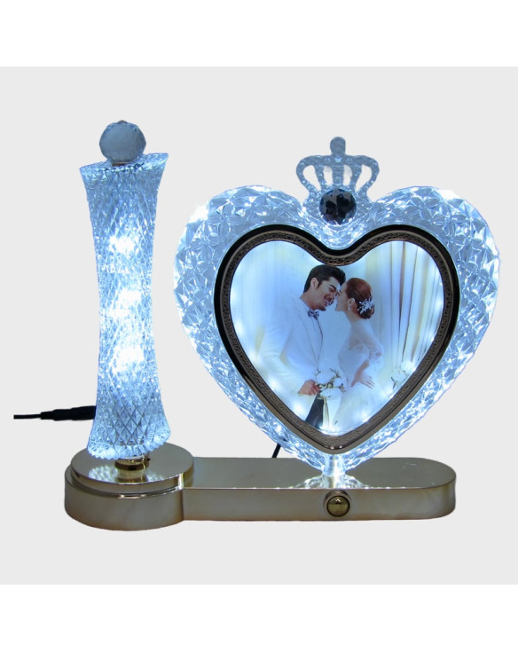 Светильник настольный светодиодный X-003 (свадебная фоторамка) 