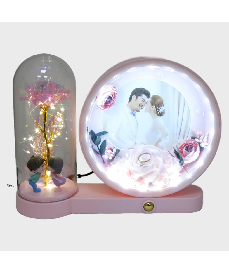 Светильник настольный светодиодный X-005 (свадебная фоторамка) 