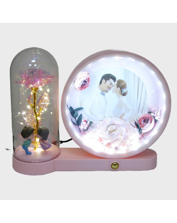 Светильник настольный светодиодный X-005 (свадебная фоторамка) 