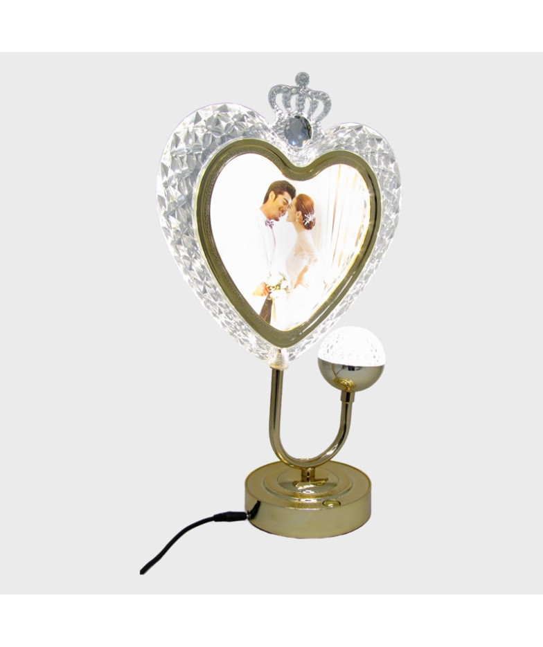 Светильник настольный светодиодный X-002 (свадебная фоторамка) 