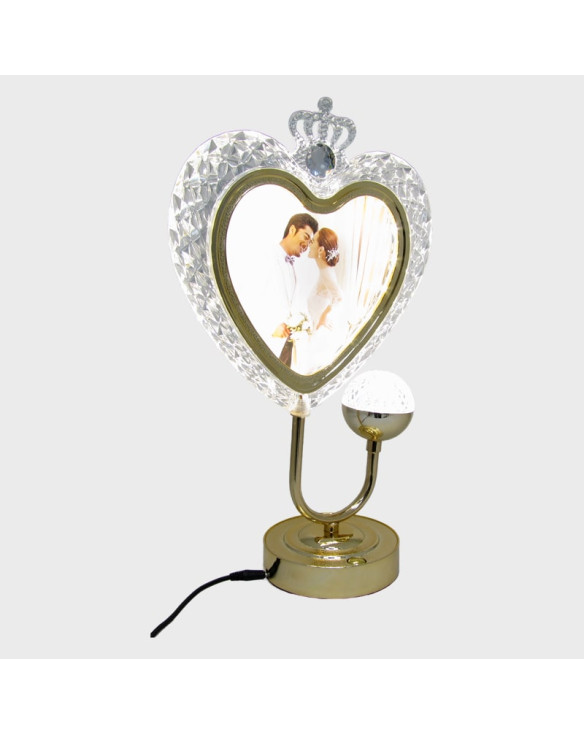 Светильник настольный светодиодный X-002 (свадебная фоторамка) 