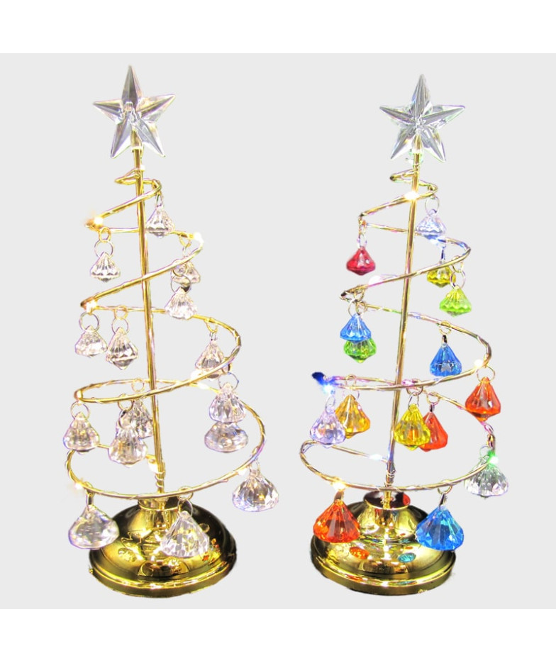 Светильник настольный светодиодный  (Ель) спираль 25 см