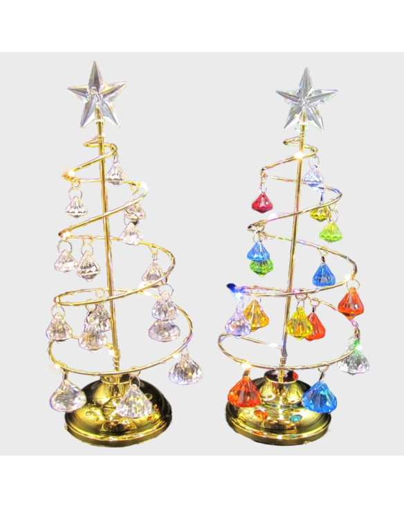 Светильник настольный светодиодный  (Ель) спираль 25 см