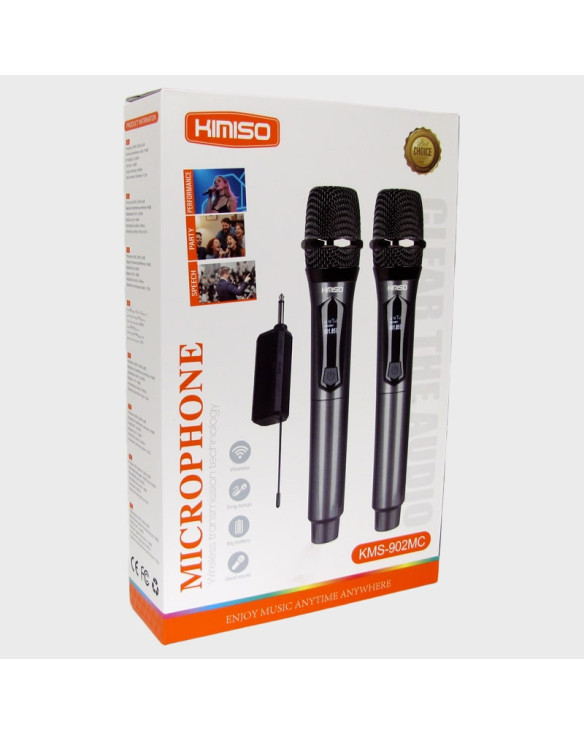 Микрофон (радио) KMS-902MC (комплект 2шт, серебр.)