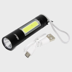 Фонарь светодиодный BL-510 KSK (1 мощ., акк.+ шнур microUSB)