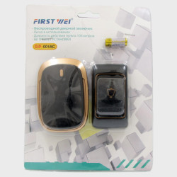 Звонок беспроводной сетевой 001 (GP-001AC) черный (22 мелодии)