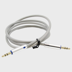 Шнур AUX (Джек 3,5 - Джек 3,5) 1м F-1 серый ??