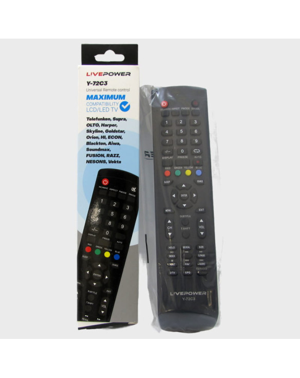 Пульт универсальный ТВ Y-72C3