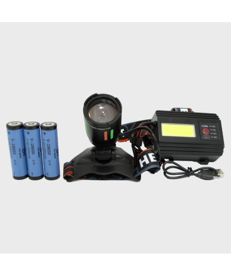 Фонарь налобный HT-T66D-PM20 1 режим