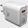 Сетевое зарядное устройство 5V 3A / 9V 2,4A / 12V 1,5A 1USB+PD 45W AR-PD33 белый 3,0 быстрая зарядка