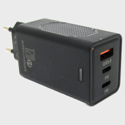 Сетевое зарядное устройство 5V 2,4A 1USB+2PD 67+67W AR-PD34 черный 3,0 быстрая зарядка