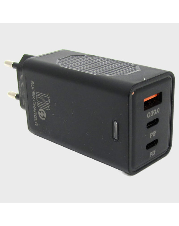 Сетевое зарядное устройство 5V 2,4A 1USB+2PD 67+67W AR-PD34 черный 3,0 быстрая зарядка