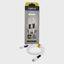 Кабель TYPE-C - LIGHTNING 1м PD-82 3,1A 20W белый силиконовый ??