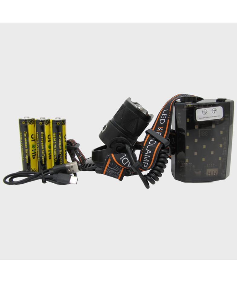 Фонарь налобный H-3177-PM60-TG