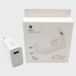 Сетевое зарядное устройство 5V 67W 1USB DE-06 Deespi