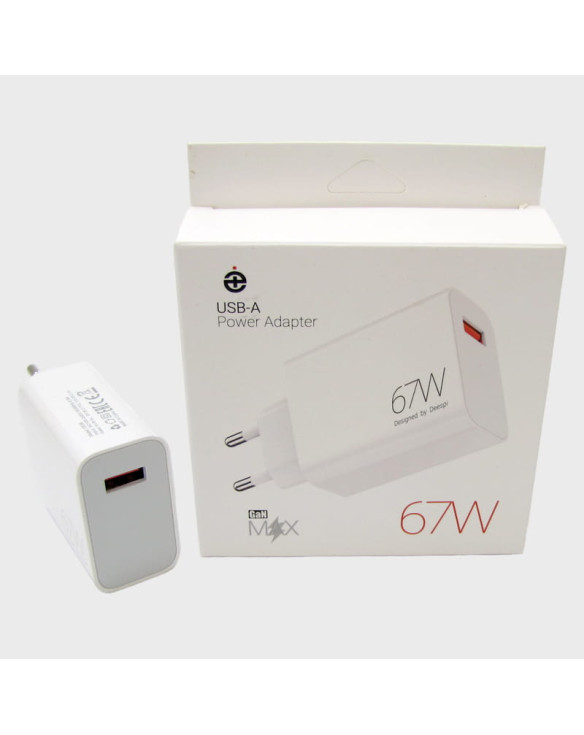 Сетевое зарядное устройство 5V 67W 1USB DE-06 Deespi