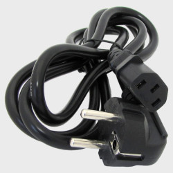 Шнур питания C-13 (C-8) для системного блока 1,5м Premium черный в пакете