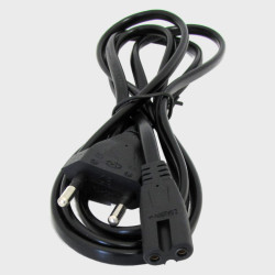 Кабель сетевой для быт. аппар. 1,5м LP-C7 (C4) 8x8 черный в пакете