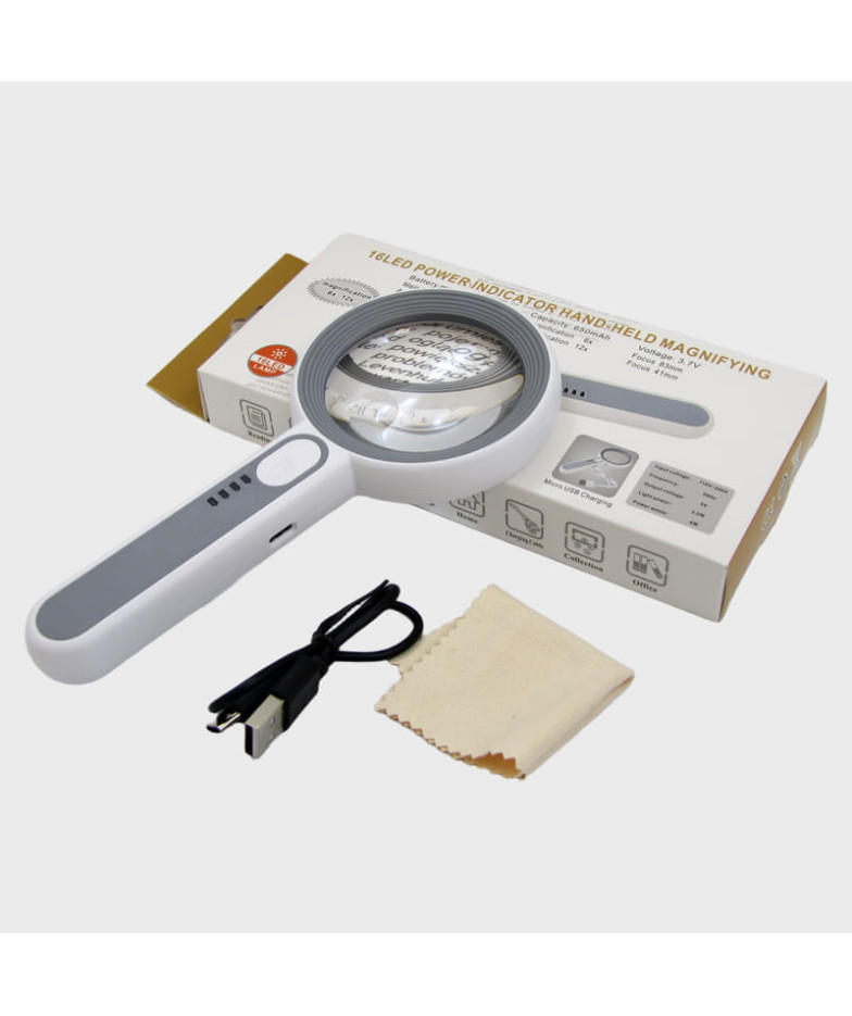 Лупа (65-6 кратн.+ 15-12 кратн.) NO.6516C