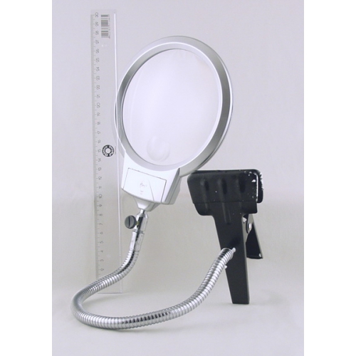 Лупа (130) на прищеп. MG-15120C гнущ.