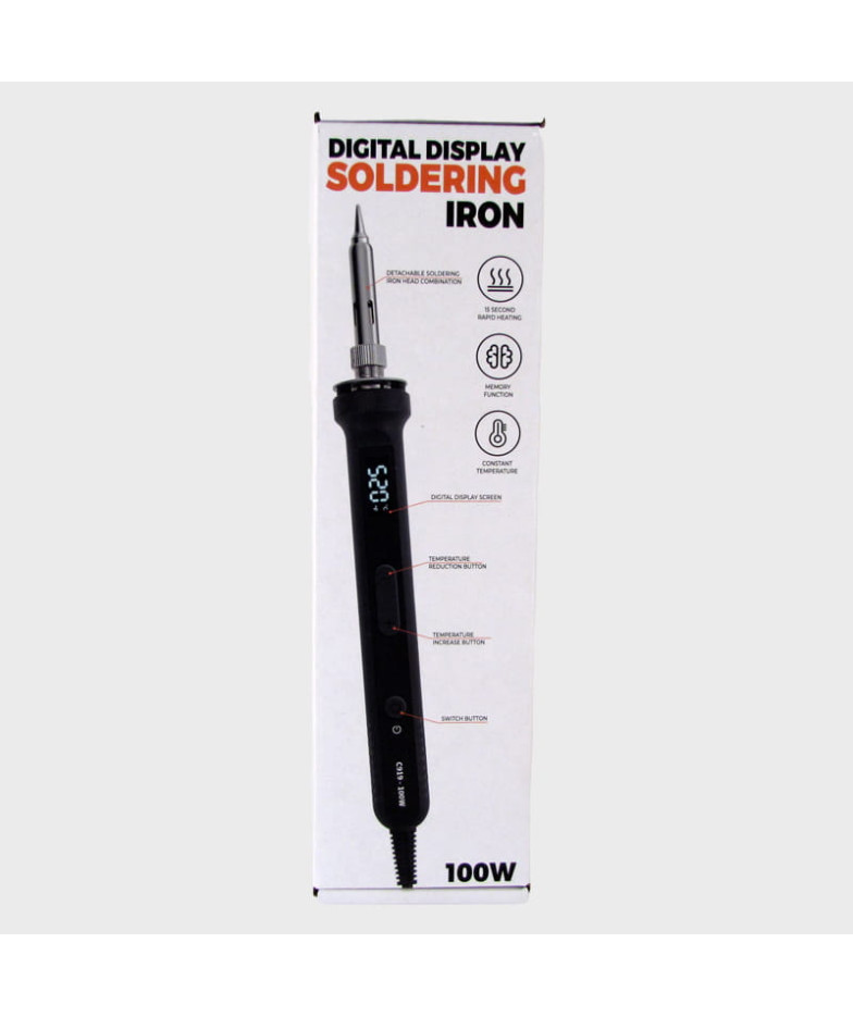 Паяльник с регулировкой температуры DLB 9019 100W с цифровым дисплеем функция памяти