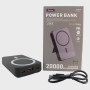 PowerBank J-243 Hoco беспроводная зарядка с подставкой 20000mAh 22.5W 2 USB  QC3.0