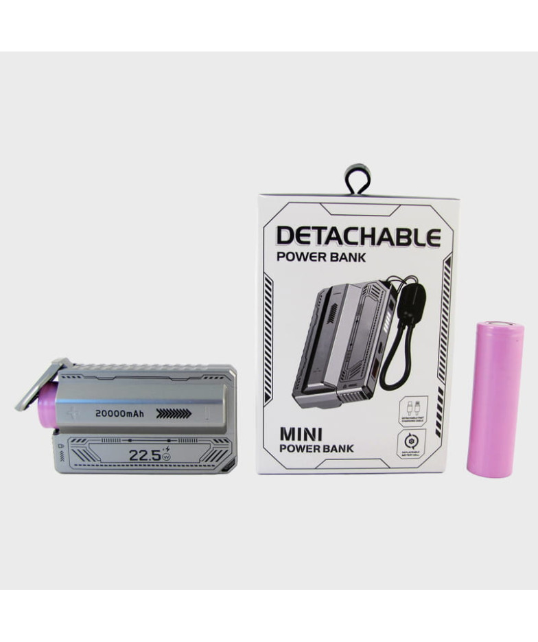 PowerBank брелок JK 111 20000mAh сменный аккумулятор индикатор заряда 3 в 1