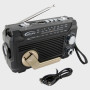 Радиоприёмник YG-777BTS 3 band , AUX, USB, TF, солнеч. бат., Bluetooth, POWER BANK, фонарь, динамо-зарядка, солнечная батарея