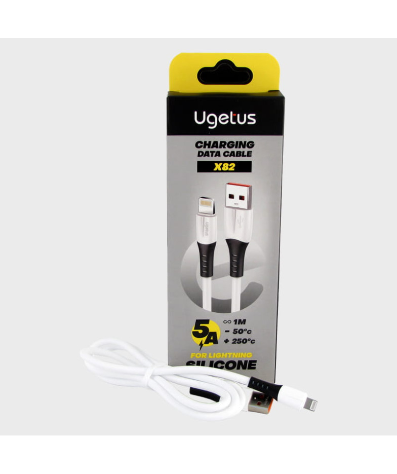 Кабель LIGHTNING 1м X-82-IP силиконовый белый в коробке