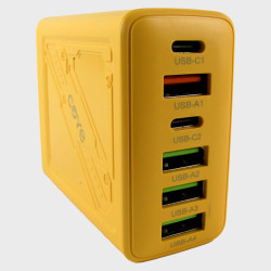 Сетевое зарядное устройство CD-8 4USB QC3.0 + 2PD 120W
