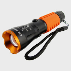 Фонарь светодиодный KSK-819 (1 мощ., акк.+ЗУ авто, ЗУ сетев.) 8000W zoom