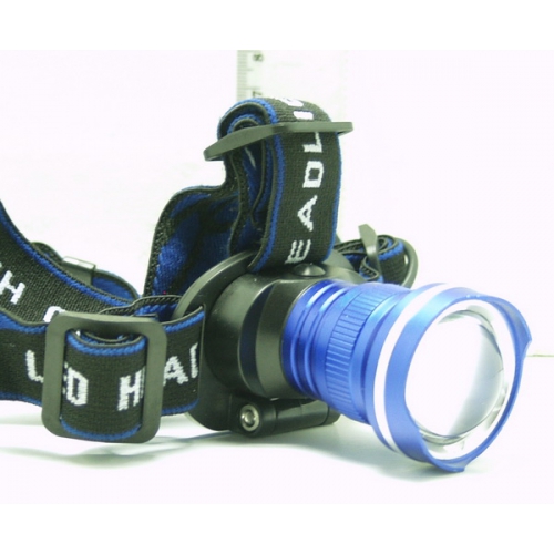 Фонарь головной (1 ярк.+ 2акк.+ЗУ) 3реж. QF-24-T6 (235) 8000W zoom