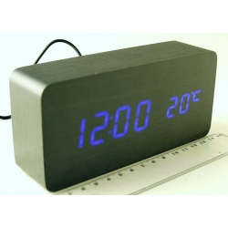 Часы-буд. электронные VST-862-5 (синие циф.)
