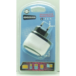 Бл. пит. для MP3 (USB) 5V 1A бел. блист. №1023A