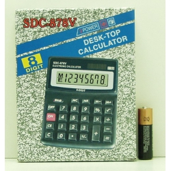 Калькулятор 878 (SDC-878V) 8 разр. сред.